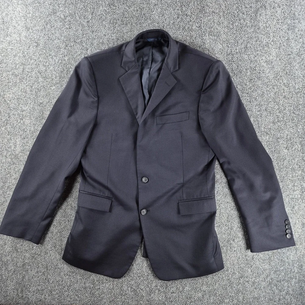 Brooks Brothers 1818 Regent Blazer Navy Wool Estrato Italy 40R 10075836R